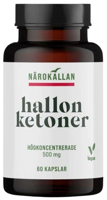 Närokällan Hallonketoner 500mg 60 kapslar