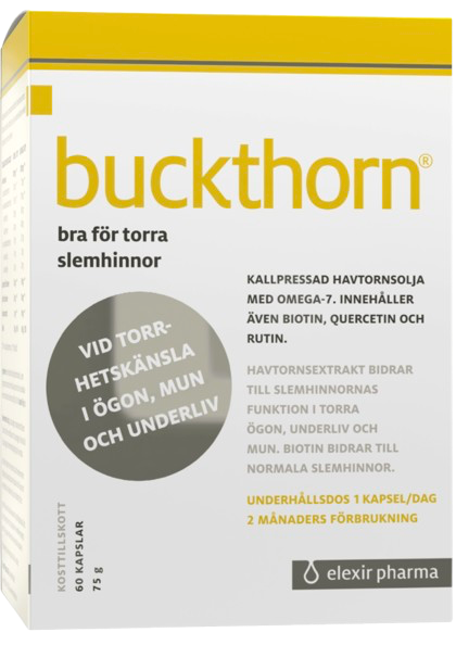 Elexir Buckthorn Харчова добавка з обліпиховою олією 60 капсул