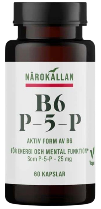 Närokällan B6 (P5P) 25 мг 60 капсул