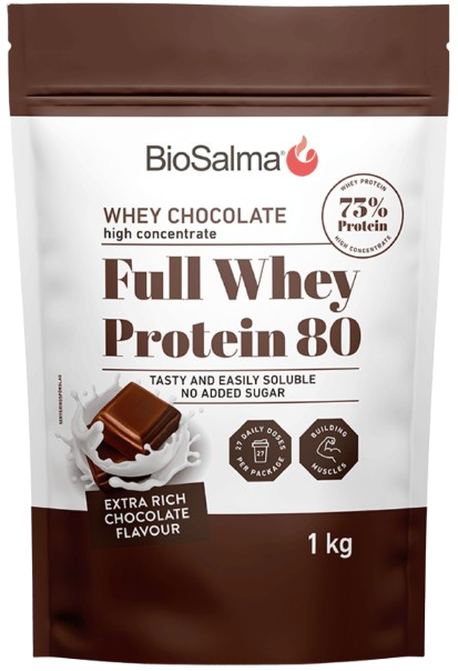 BioSalma Full Whey Protein 80 Шоколад 1000г